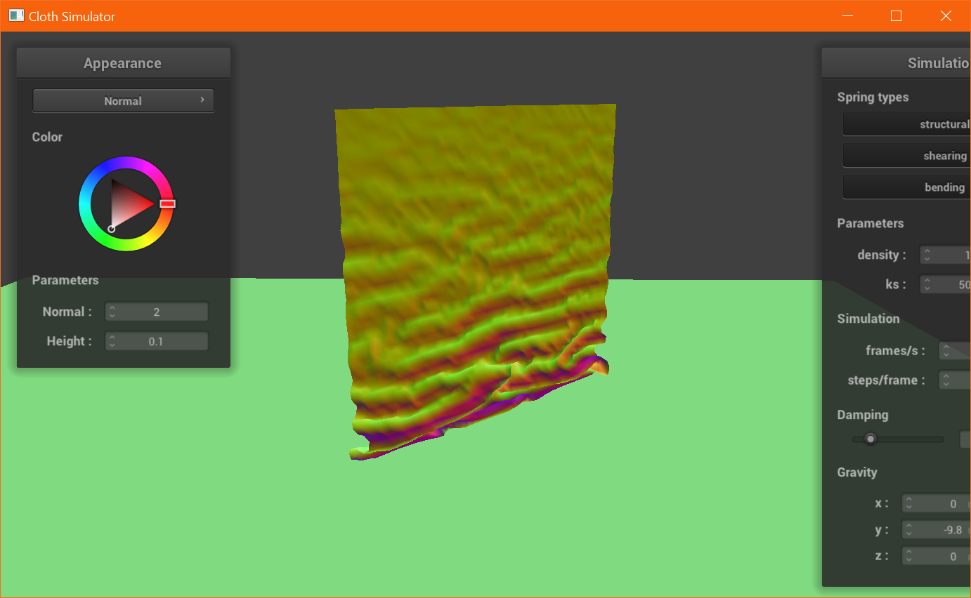 CS 184 Cloth Simulator
