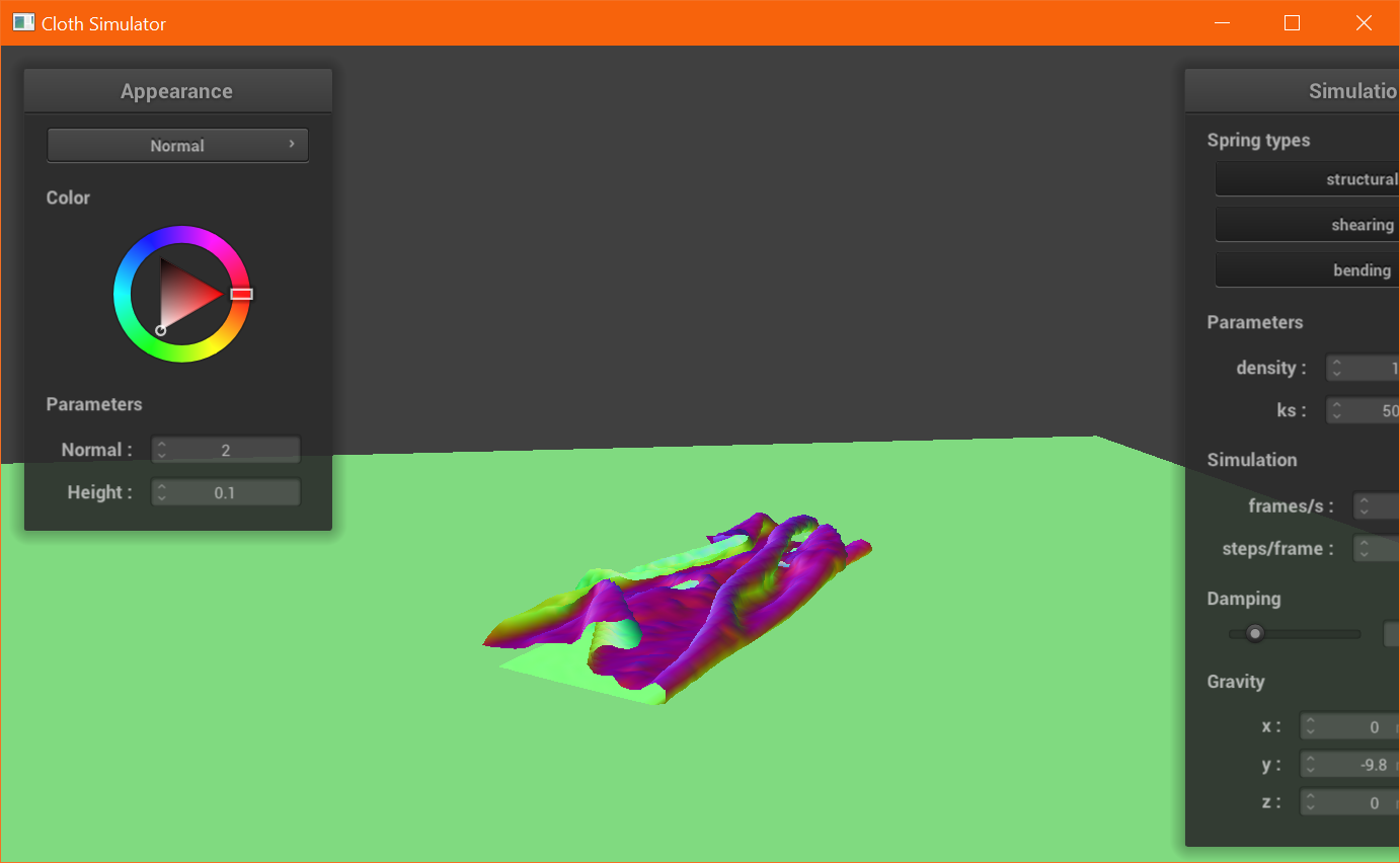 CS 184 Cloth Simulator